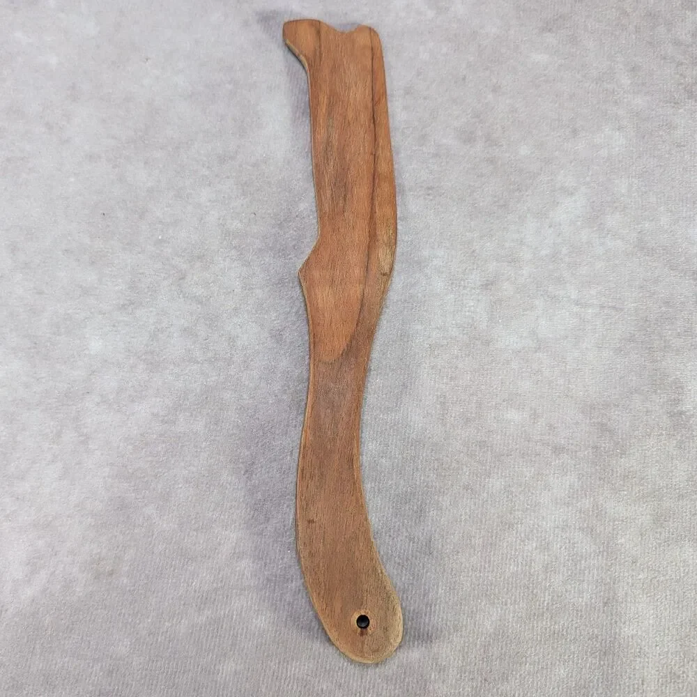 Grandpa Witmer's Old Fashioned Peanut Butter Mixer Lid Crank & Wood Jar Scraper